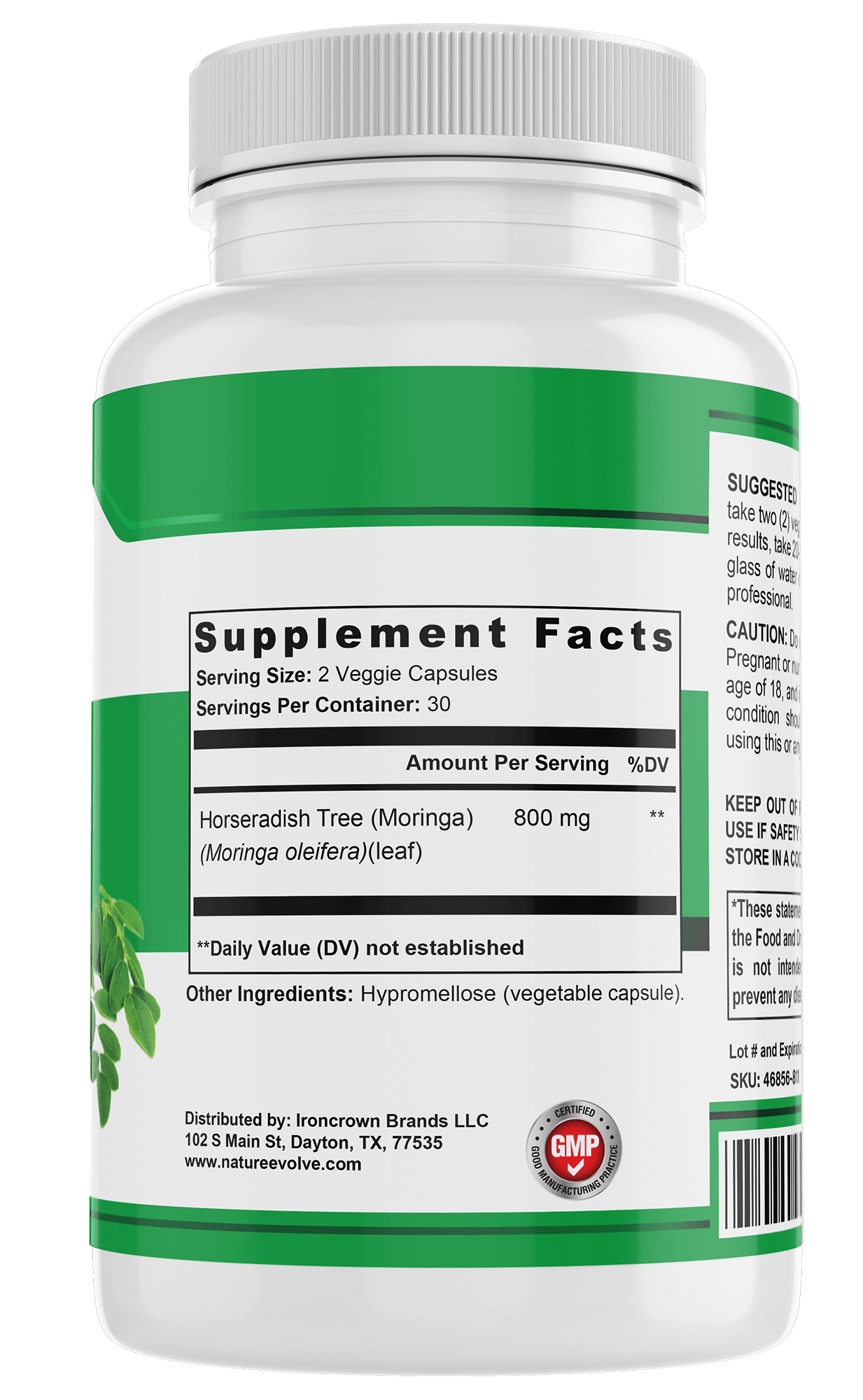 Moringa Oleifera (Leaf) - 800mg