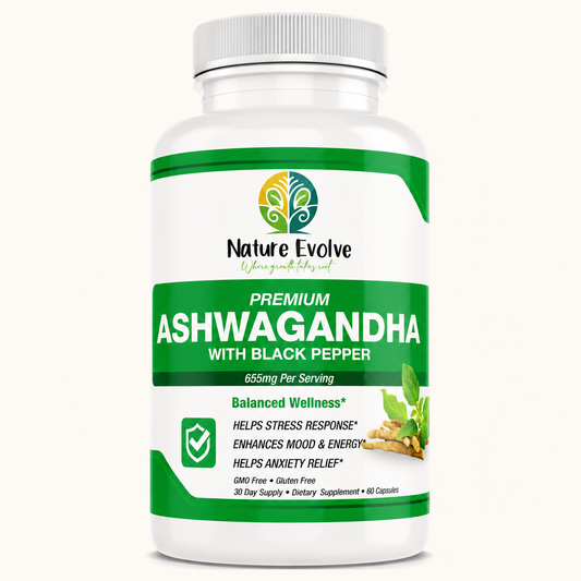 Nature Evolve Ashwagandha with Black Pepper