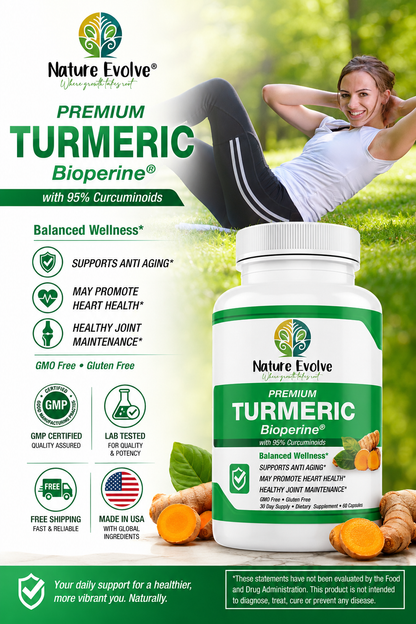 Turmeric Bioperine® with 95% Curcuminoids