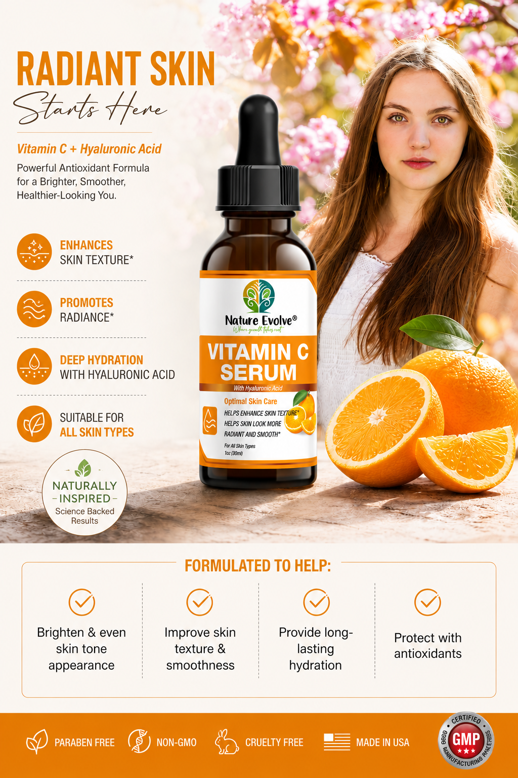 Vitamin C Serum with Hyaluronic Acid